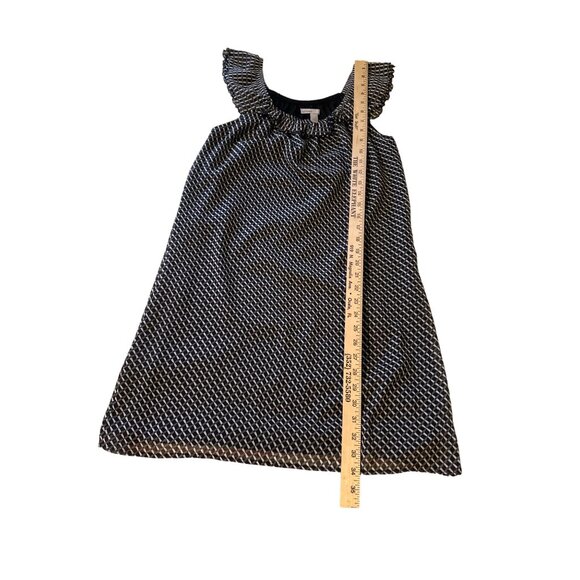 💖Old Navy Women's Sleeveless Patterned Dress Small Black & White - Picture 4 of 6